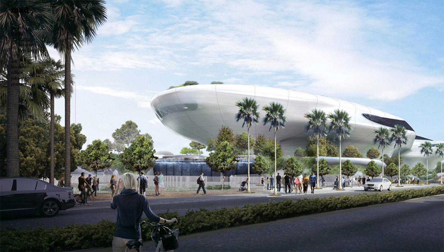 FRP Facade Panels at Lucas Museum, Los Angeles, by MAD Architects (Image Courtesy of MAD Architects)