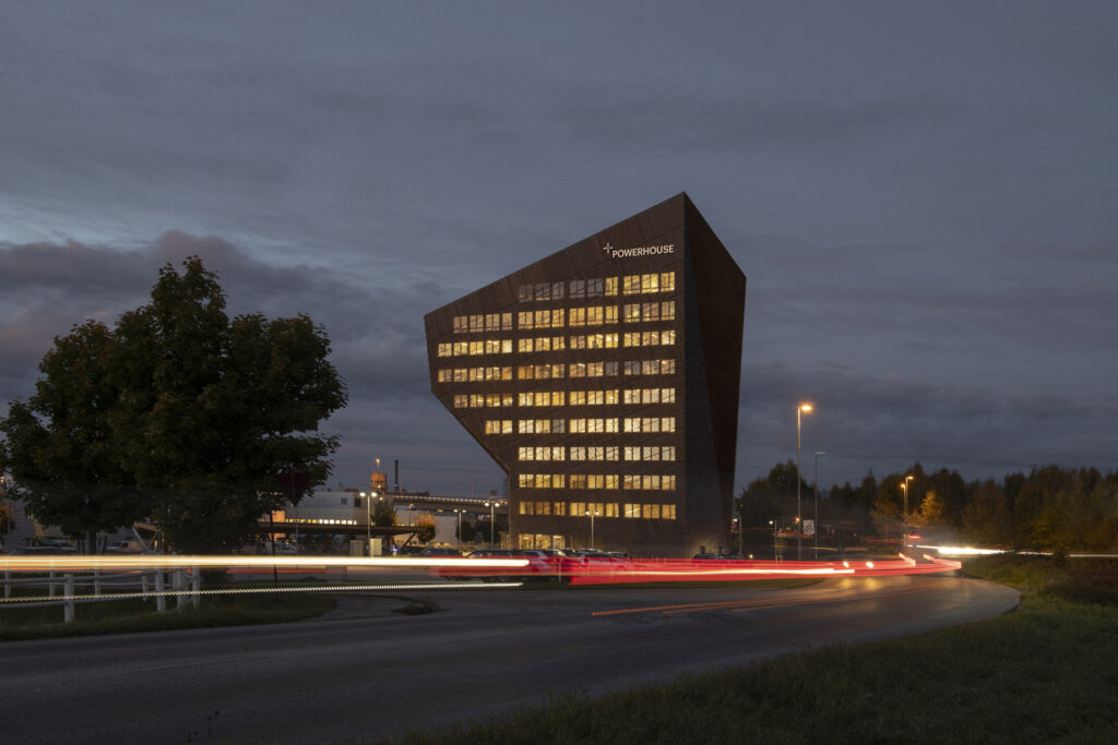 Sensor networks: IoT-driven facade systems in Powerhouse Telemark, Porsgrunn, Denmark, by Snøhetta (Photo Ivar Kvaal)